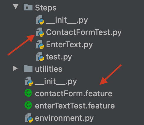 Feature file in Framework